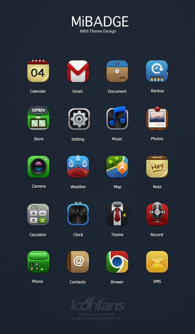 Free icons for android apps